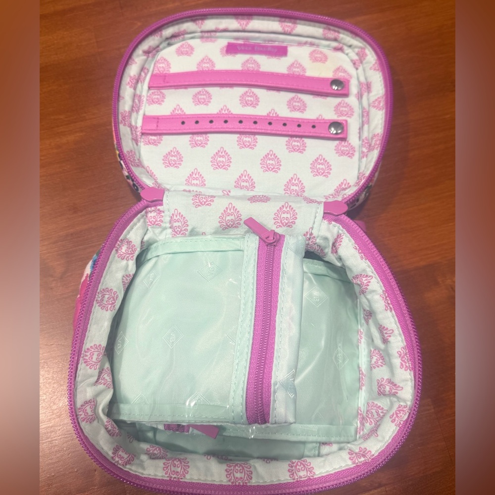 Vera Bradley Multicolor Floral Quilted Travel Jewelry Case - Picture 2 of 6